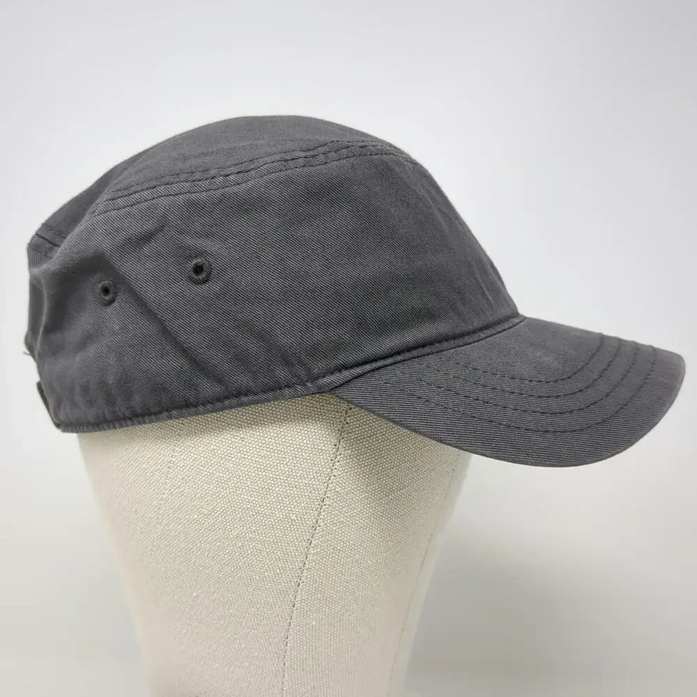 Richardson Army Cap Gray One Size ELEVATION486 Strapback Cotton Adjustable Hat